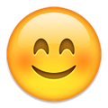 Lächelnder Emoji in Snapchat