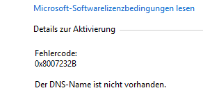 Fehlercode 0x8007232B Der DNS-Name Ist Nicht Vorhanden: Windows 7/8.1 ...