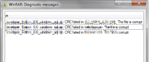 CRC-Fehler in ZIP und RAR Dateien beim Entpacken