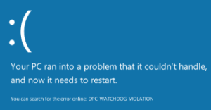 DPC Watchdog Violation: Windows 10 stürzt mit Bluescreen ab