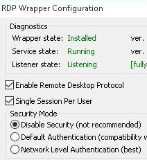 Remote-Desktop unter Windows 10 Home dank RDPWrapper